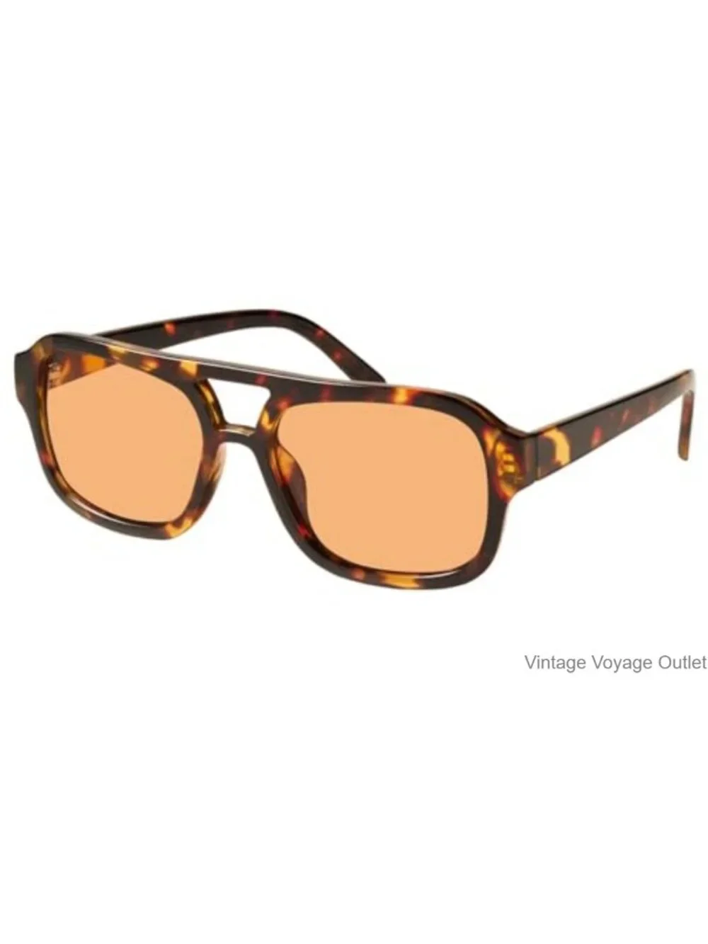 Retro Aviator Sunglasses Square Small Frame UV400 Protection